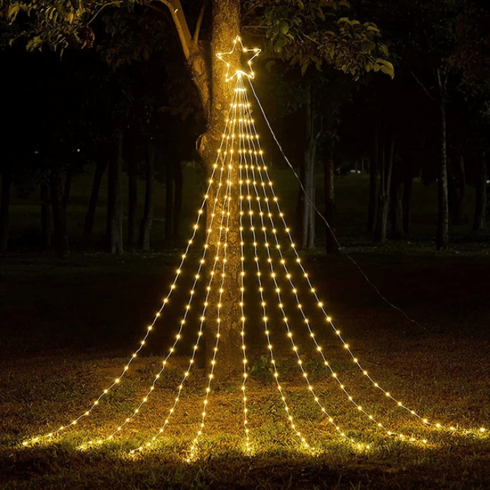 LUZ SOLAR ARBOL NAVIDEÑO