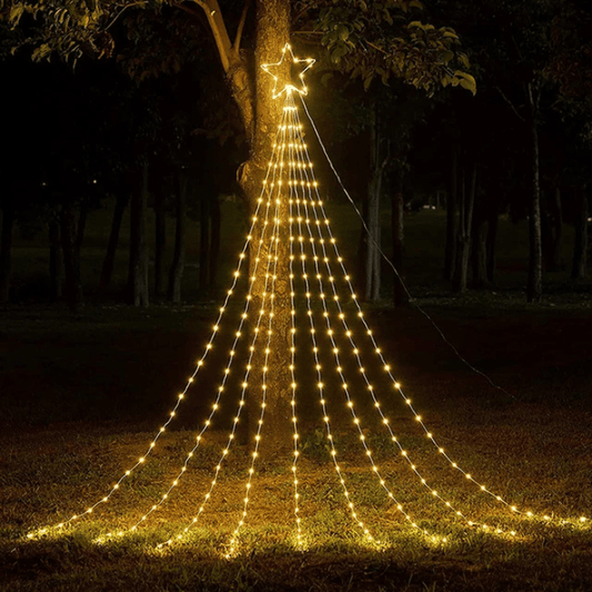 LUZ SOLAR ARBOL NAVIDEÑO