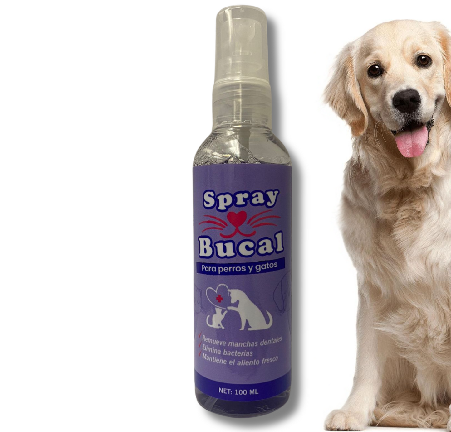 Spray Bucal Para Mascotas 100ml